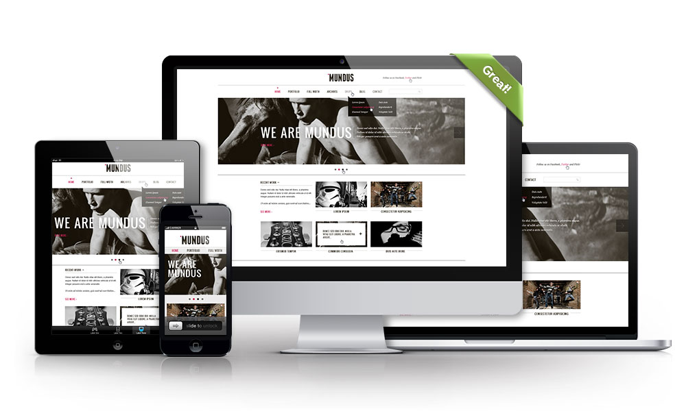 レスポンシブデザイン RESPONSIVE DESIGN